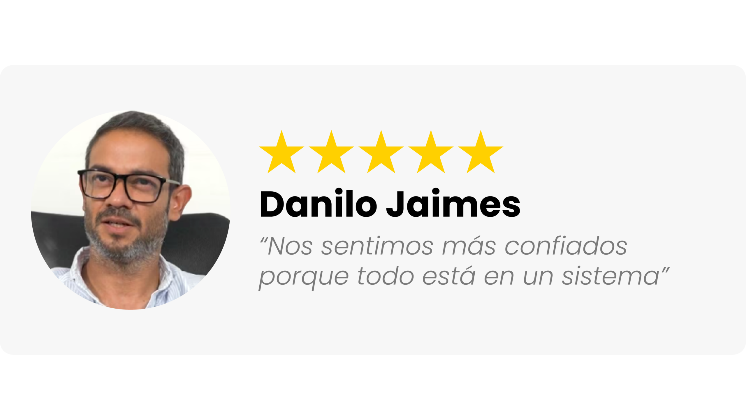 Testimonial Danilo Jaimes