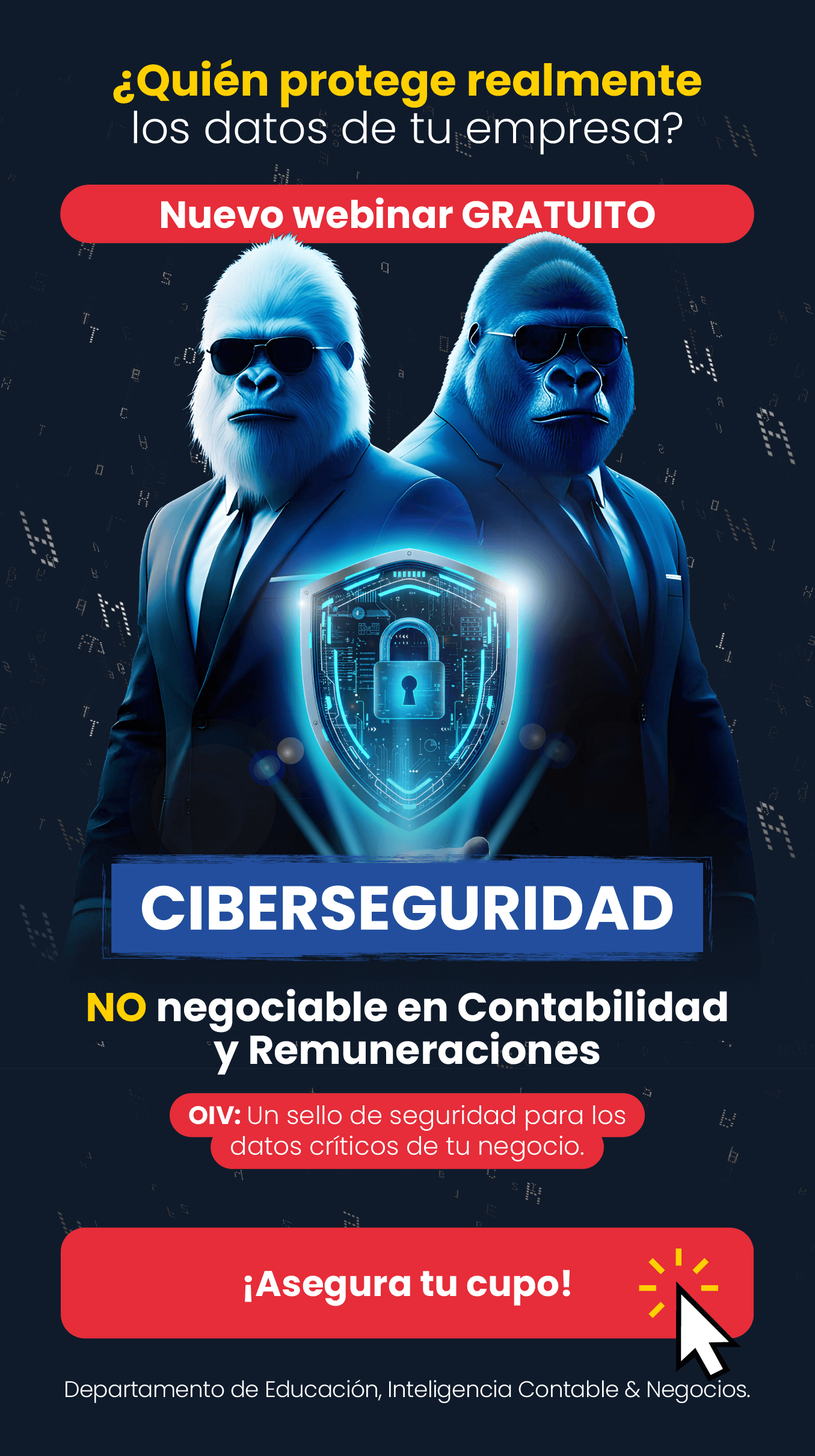 Ciberseguridad no negociable en contabilidad y remuneraciones