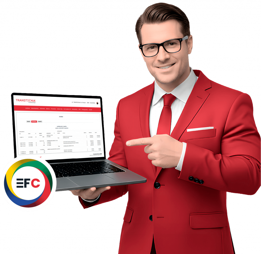 Gestiona tu contabilidad con información integrada y confiable.