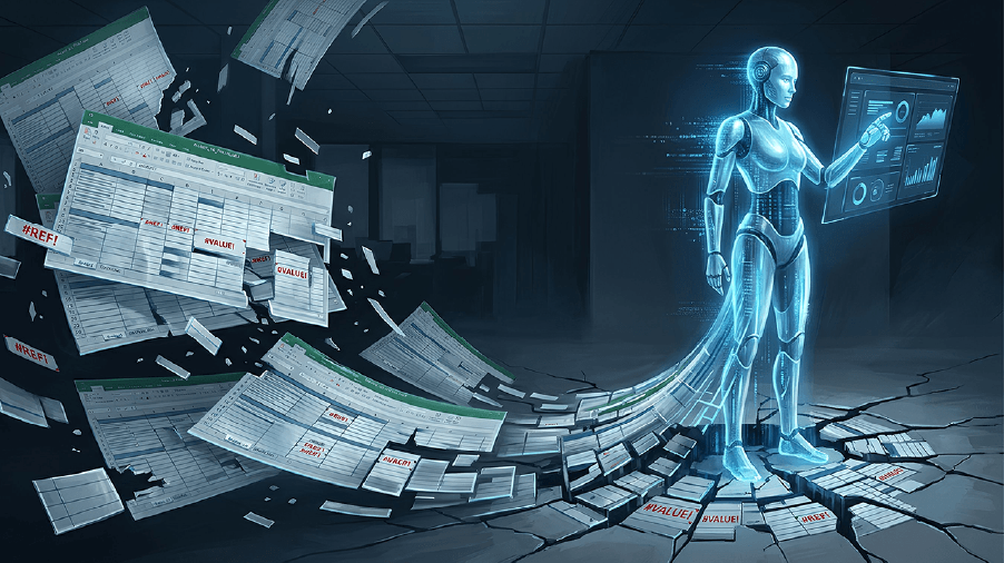 De Excel a los agentes IA: La misma fragilidad, ahora automatizada