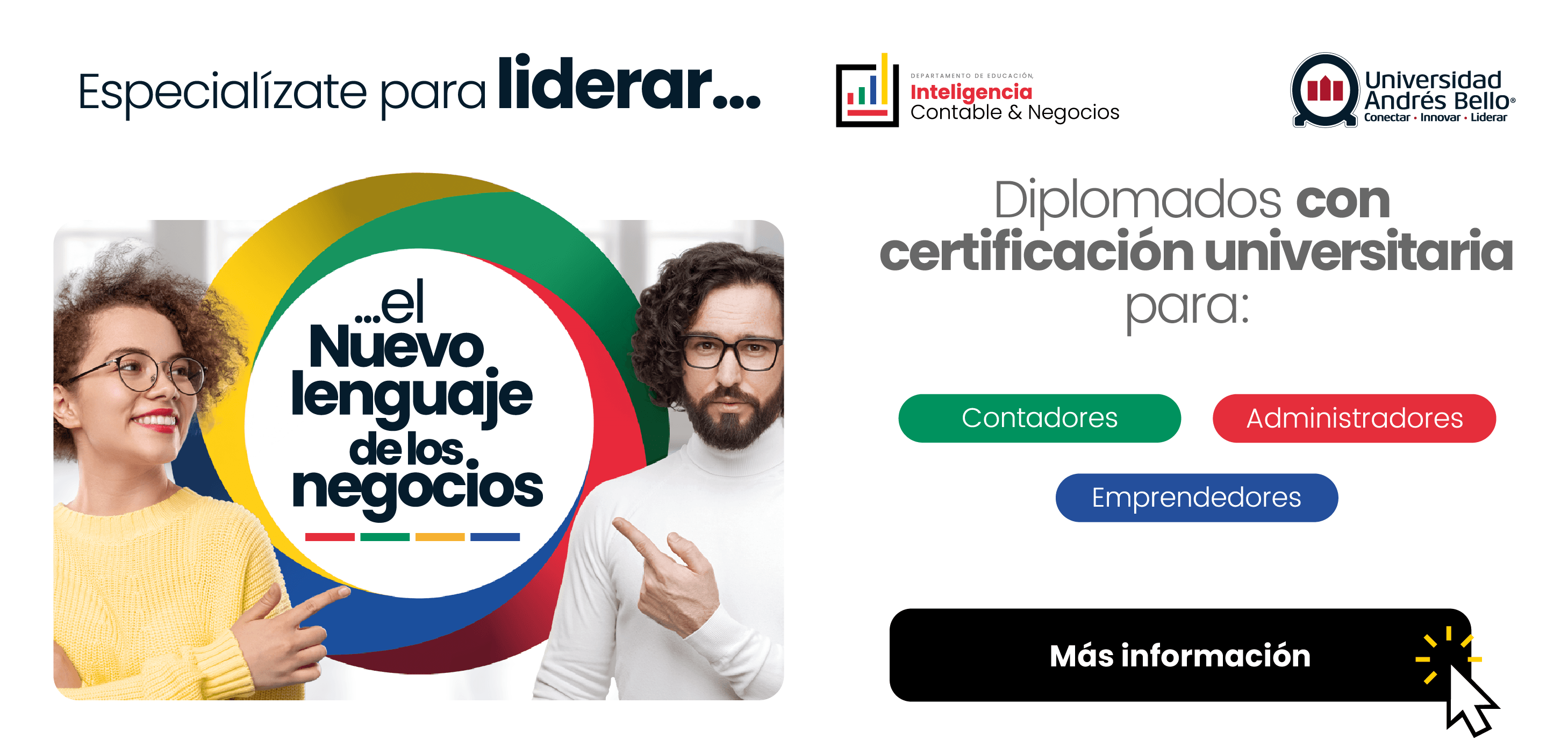 Especialízate para liderar... Diplomados UNAB 2026