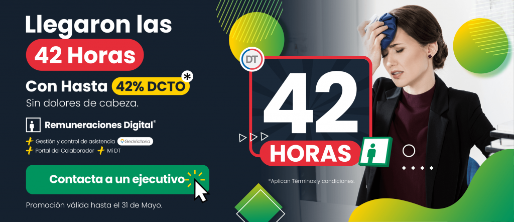 42 horas hasta 42% DCTO.