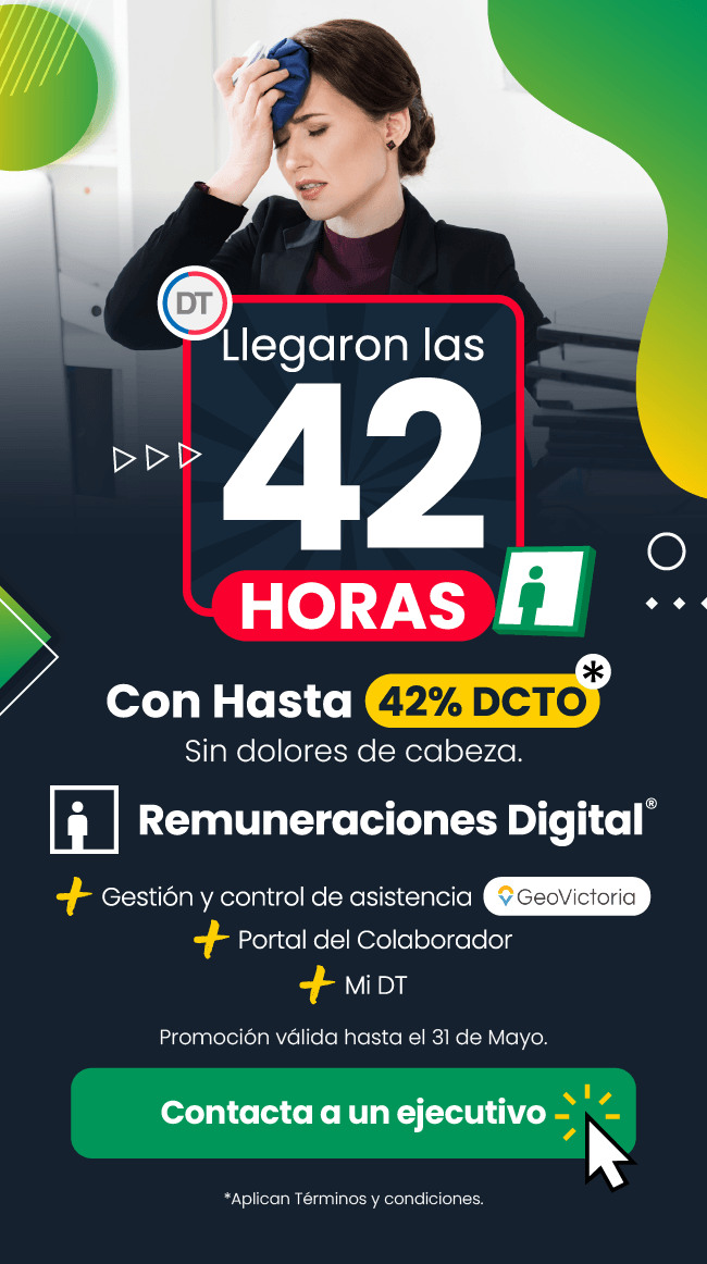 42 horas hasta 42% DCTO.