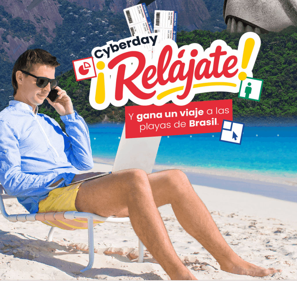 Cyberday ¡Relájate! y gana un viaje a las playas de Brasil