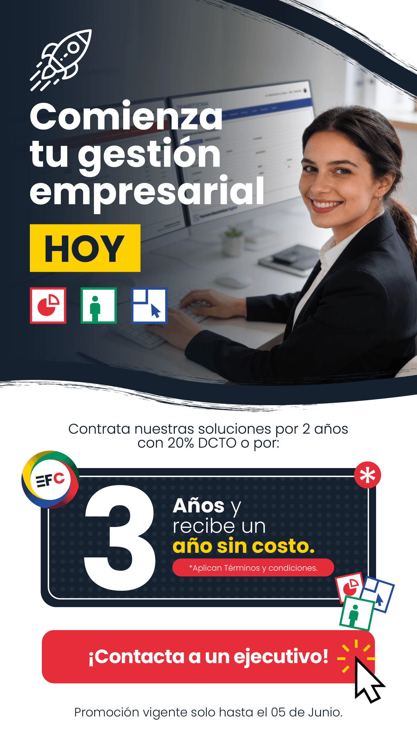 Comienza tu gestión empresarial Hoy