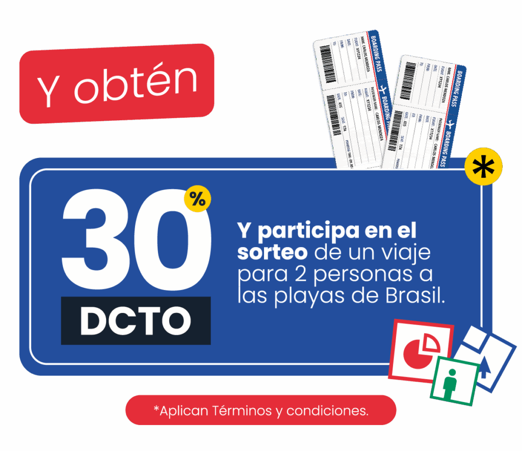 Cyberday ¡Relájate! con Transtecnia 30% DCTO y Viaje